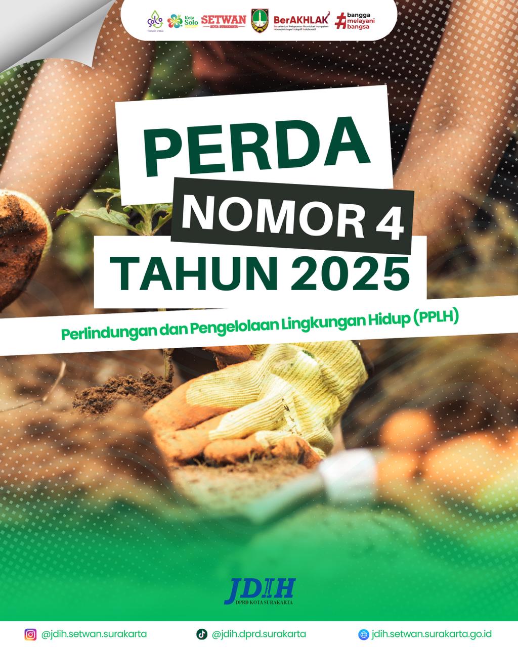 Perda Nomor 4 Tahun 2025 tentang Perlindungan dan Pengelolaan Lingkungan Hidup (PPLH)